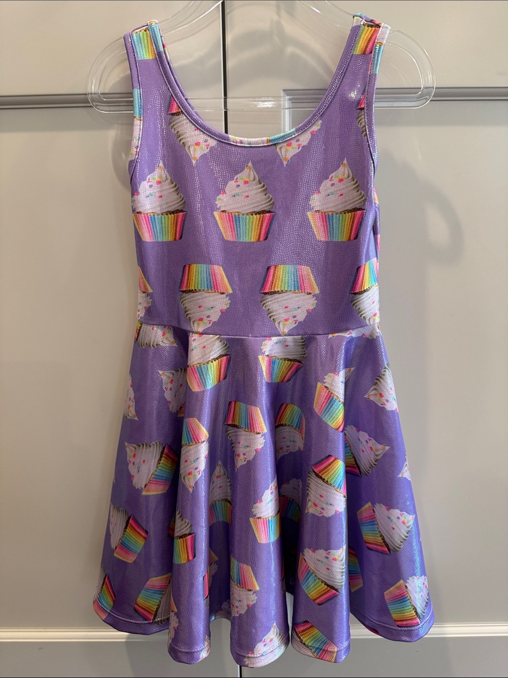 PixieLane Glitter Cupcake Super Twirl Dress 5